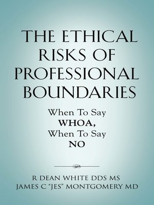 cover image of The Ethical Risks of Professional Boundaries